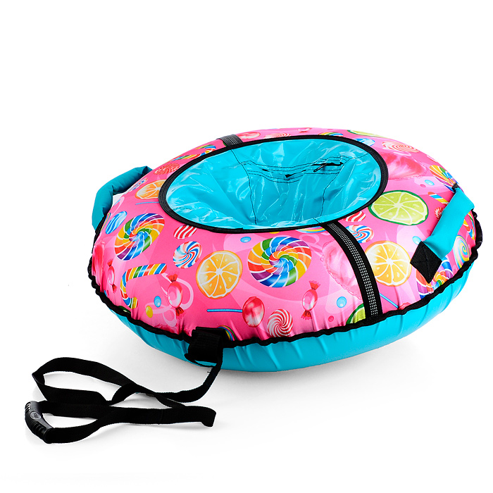 Фото к товару Игрушка. Тюбинг принтованный 70см (с конфетками) Игрушка. Тюбинг принтованный 70см (с конфетками)