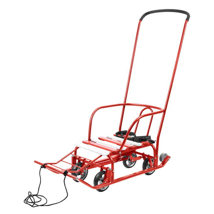 Игрушка. Санки детские "Тимка 5 универсал+" (алый) Игрушка. Санки детские "Тимка 5 универсал+" (алый)