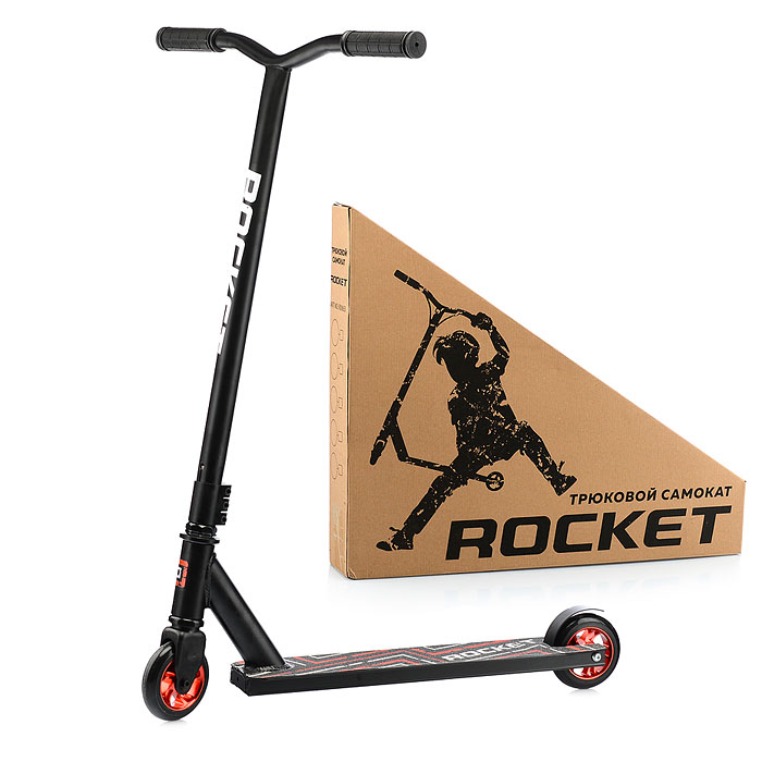 Самокат трюковый ROCKET,колеса PU/алюминий 100 мм,ABEC 7 Самокат трюковый ROCKET,колеса PU/алюминий 100 мм,ABEC 7