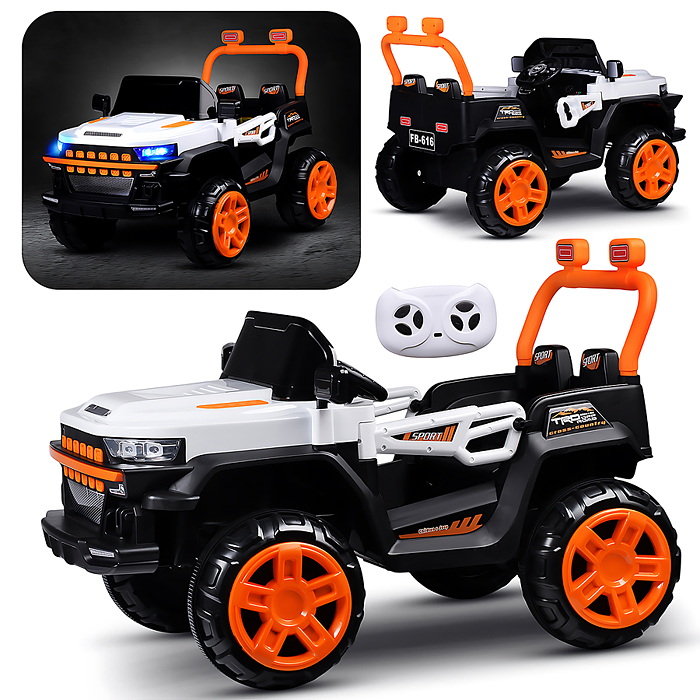Электромобиль детский FB-616 "Внедорожник" (цвет белый) Электромобиль детский FB-616 "Внедорожник" (цвет белый)