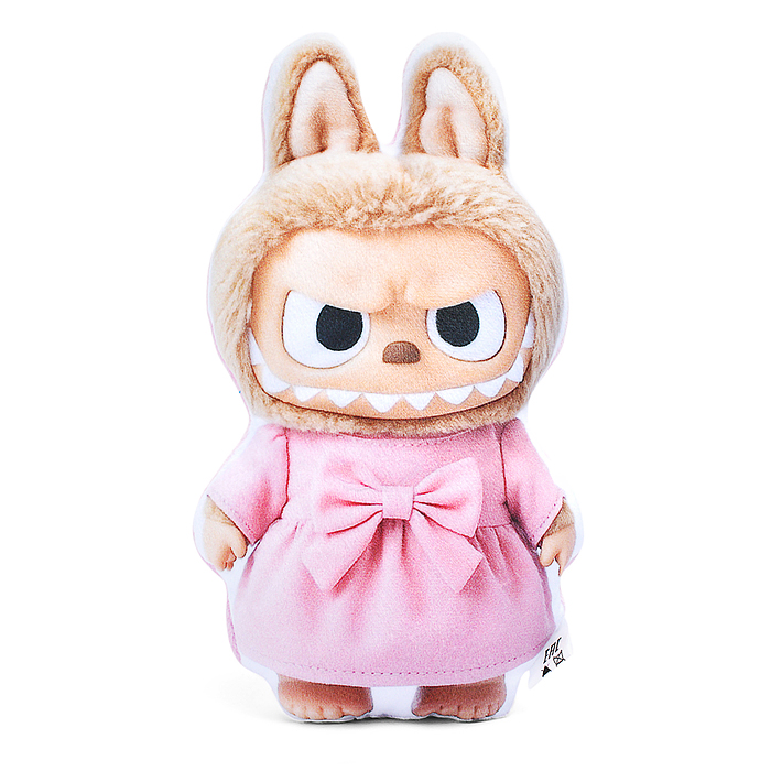 Фото к товару Игрушка-подушка Лабу в платье Игрушка-подушка Лабу в платье