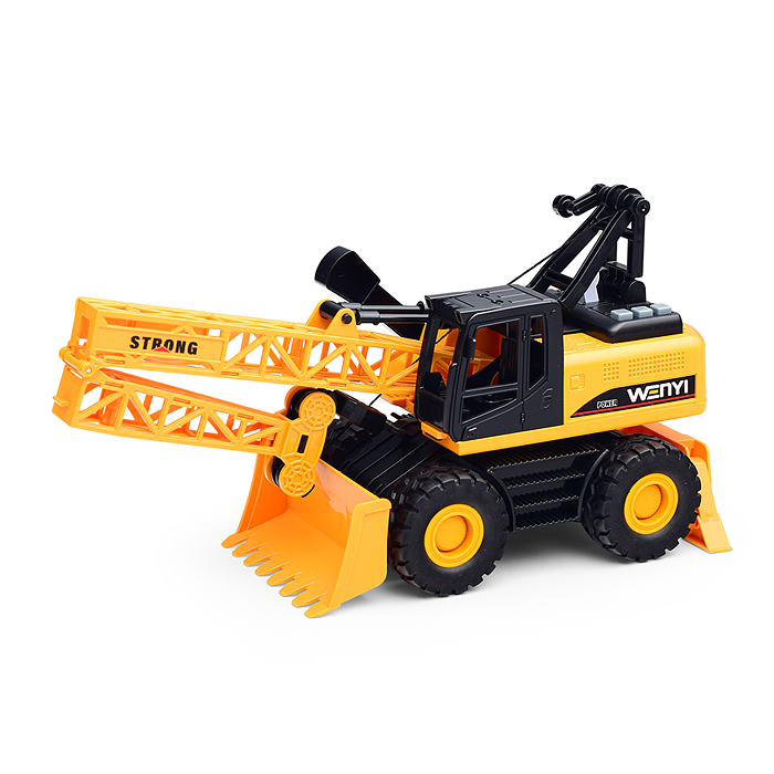 Спецтехника WY1140A "Кран" 1:14 (свет, звук) в коробке