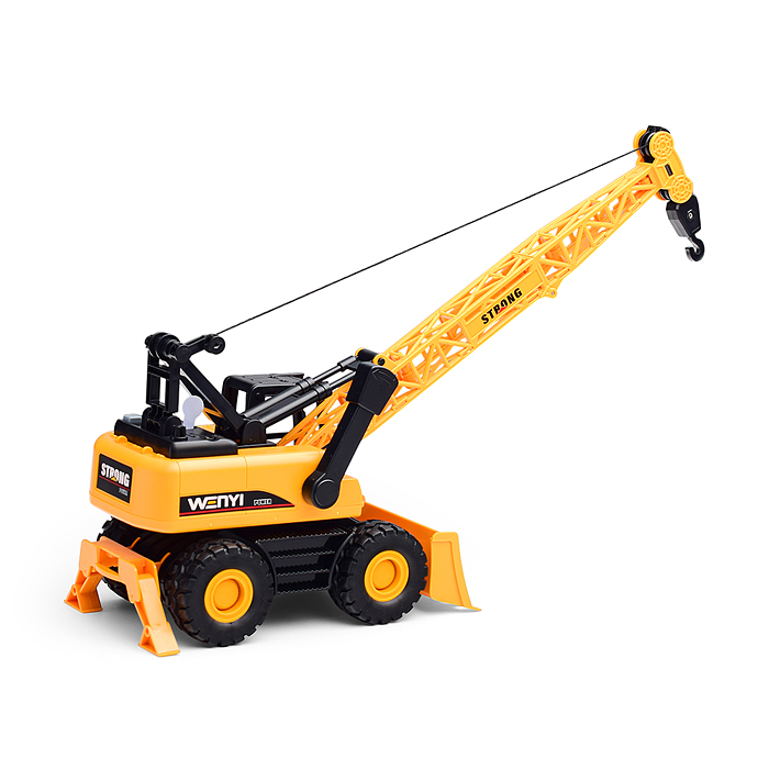Спецтехника WY1140A "Кран" 1:14 (свет, звук) в коробке