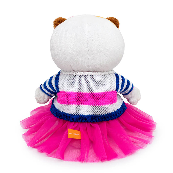 Кошка Ли-Ли baby в полосатом свитере и юбке