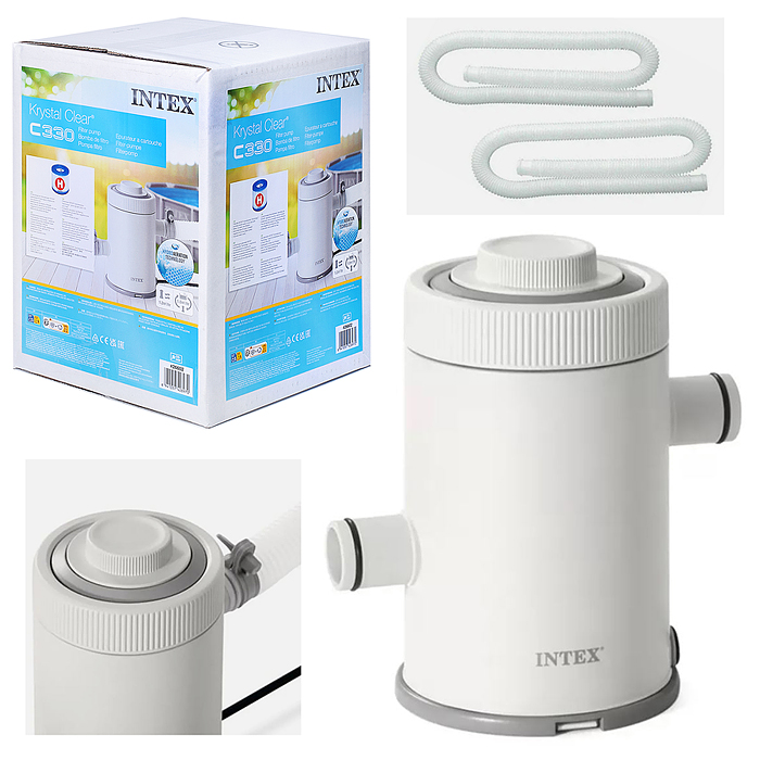 Фильтр-насос для бассейнов с картриджем типа «H», 1250 л/ч, 26602 INTEX не товарный вид,нарушена упа
