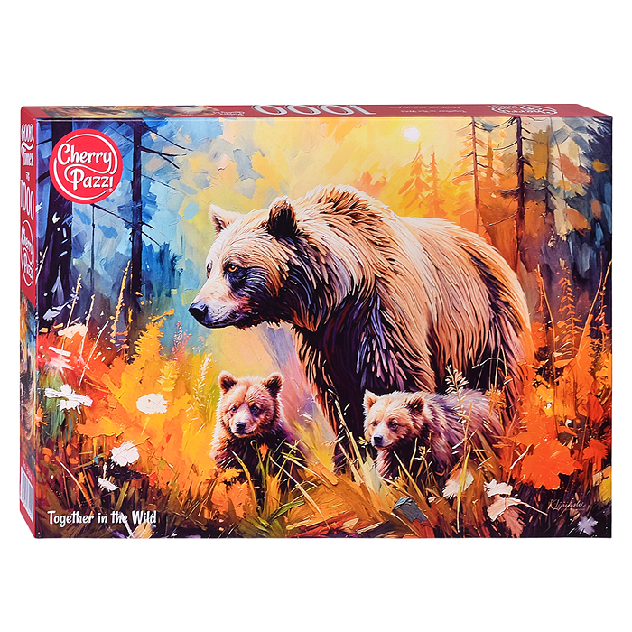 Пазл 1000 "Медведица с медвежатами" Пазл 1000 "Медведица с медвежатами"