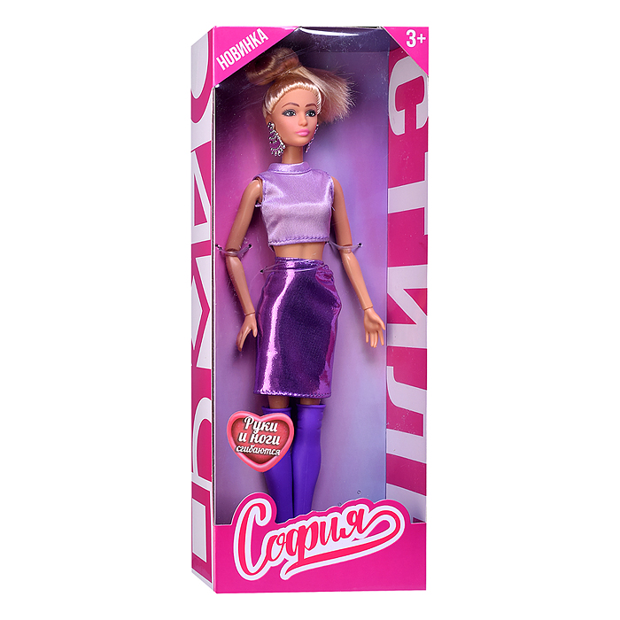 Фото к товару Кукла София 29 см. (руки и ноги сгиб.) Кукла София 29 см. (руки и ноги сгиб.)