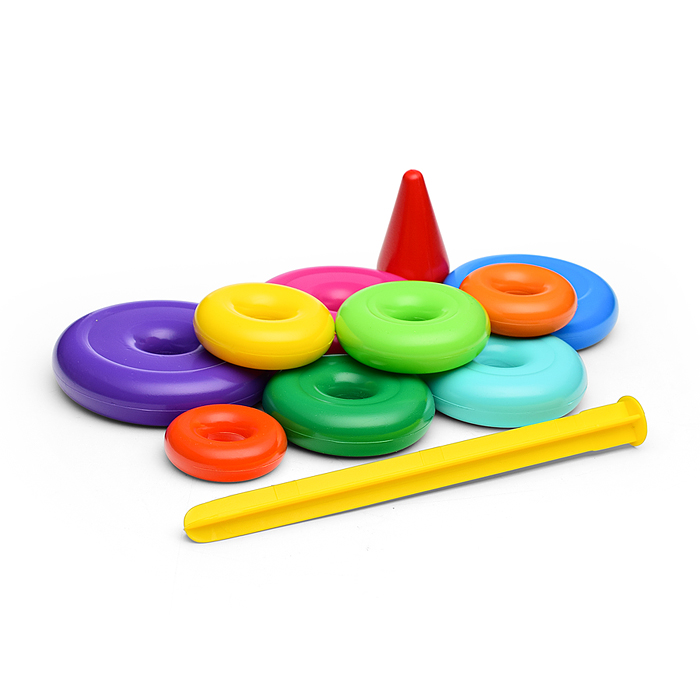 Фото к товару Пирамида "Классика" 30см, 11дет. (в сетке) Пирамида "Классика" 30см, 11дет. (в сетке)