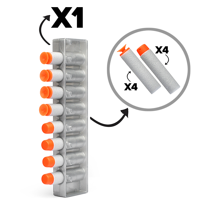 Фото к товару Автомат WY2106A "Выстрел" в коробке Автомат WY2106A "Выстрел" в коробке