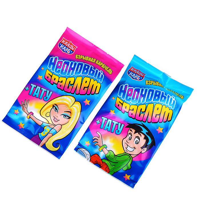Фото к товару Взрывная карамель "Неоновый браслет" 1гр*36шт Взрывная карамель "Неоновый браслет" 1гр*36шт