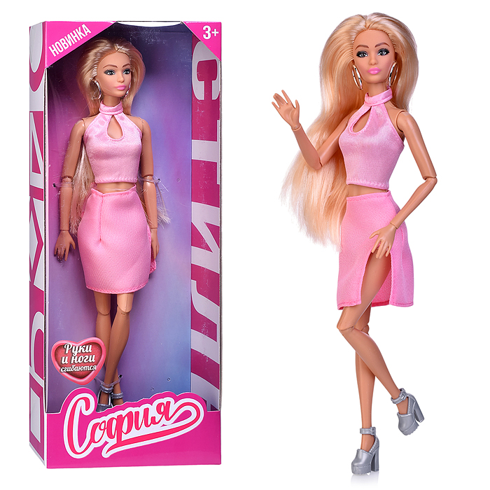 Кукла София 29 см. (руки и ноги сгиб.)