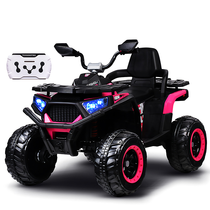Электромобиль детский NEL-007 "Квадроцикл" (цвет черно-розовый)