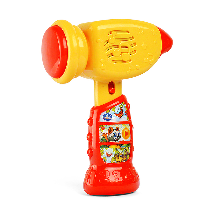 Фото к товару Музыкальный молоток (10 песен и звуков в кор.) Музыкальный молоток (10 песен и звуков в кор.)