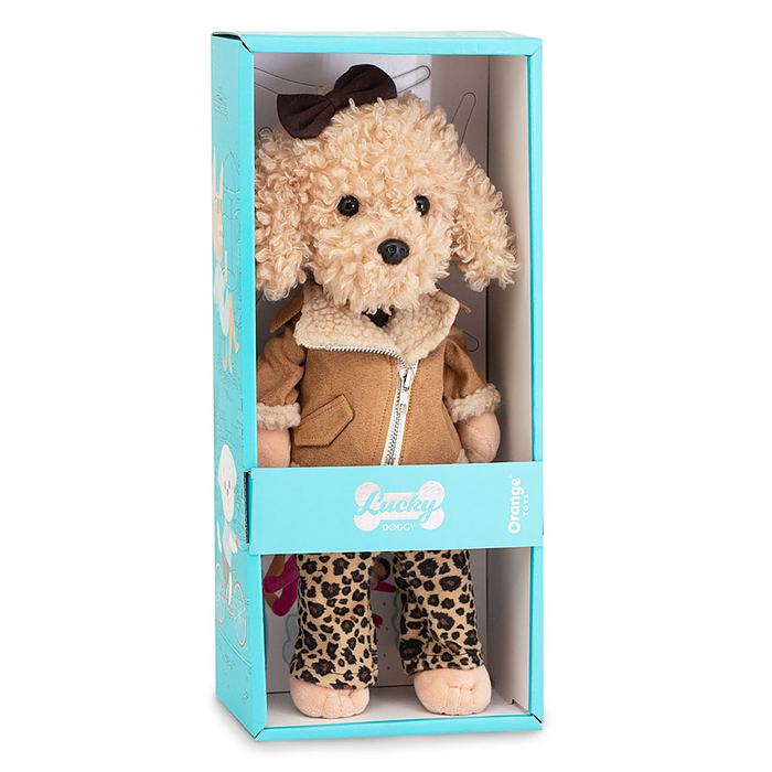 Lucky Fendy: Леопардовая модница 37 с каркасом, коробка 44 см