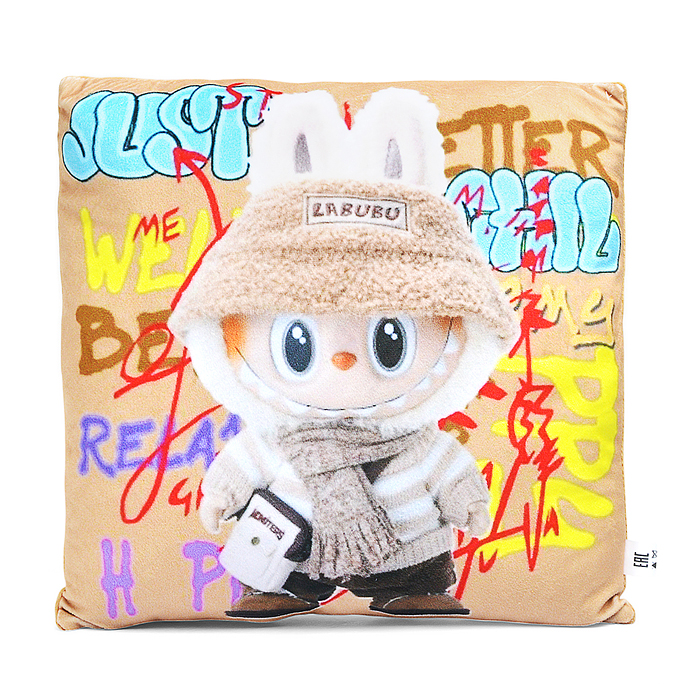 Фото к товару Игрушка-подушка Лабу в шляпе Игрушка-подушка Лабу в шляпе