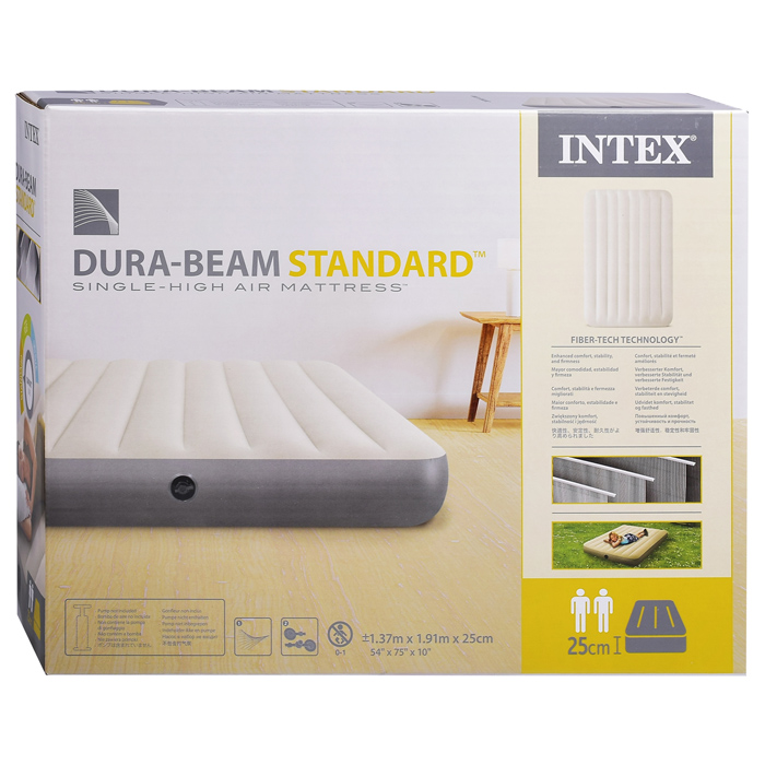 Матрас надувной Deluxe Full, 137 х 191 х 25 см, 64102 INTEX не товарный вид.нарушена упаковка