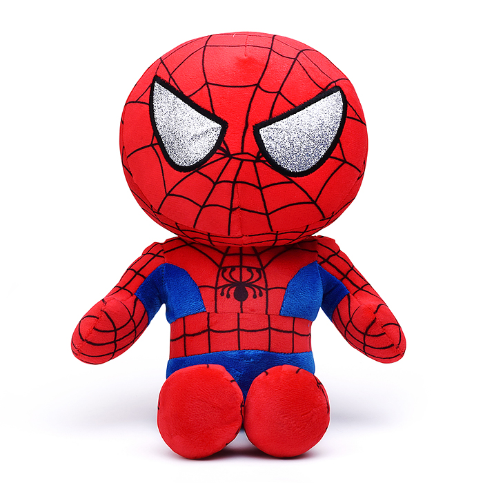 Мягкая игрушка "Спайдр мен" 30см, блестящие глаза, без чипа 