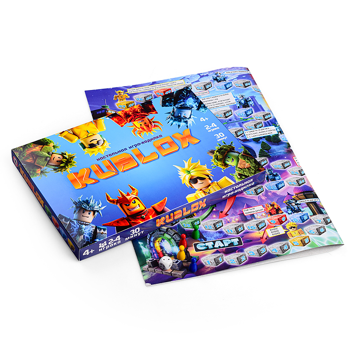 Фото к товару Игра-ходилка "Kublox" Игра-ходилка "Kublox"