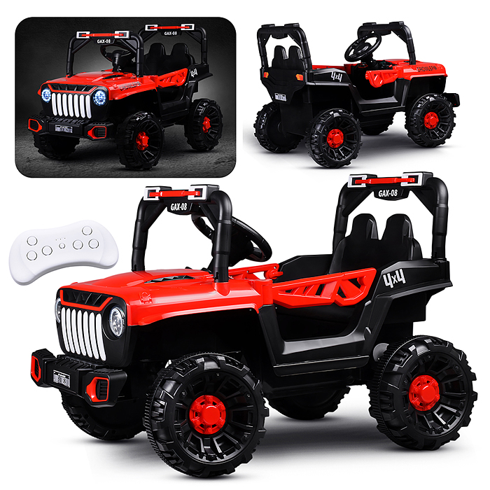 Электромобиль детский 518 "Джип" (цвет красный) Электромобиль детский 518 "Джип" (цвет красный)