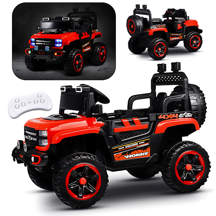 Электромобиль детский MH-828 "Покоритель гор" (цвет красный)