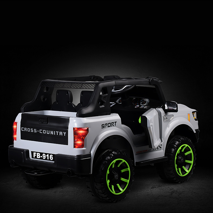 Фото к товару Электромобиль детский FB-916 "Крутой внедорожник" (цвет серый) Электромобиль детский FB-916 "Крутой внедорожник" (цвет серый)