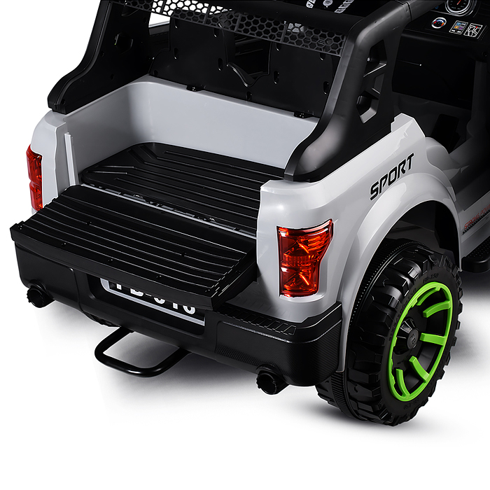 Фото к товару Электромобиль детский FB-916 "Крутой внедорожник" (цвет серый) Электромобиль детский FB-916 "Крутой внедорожник" (цвет серый)