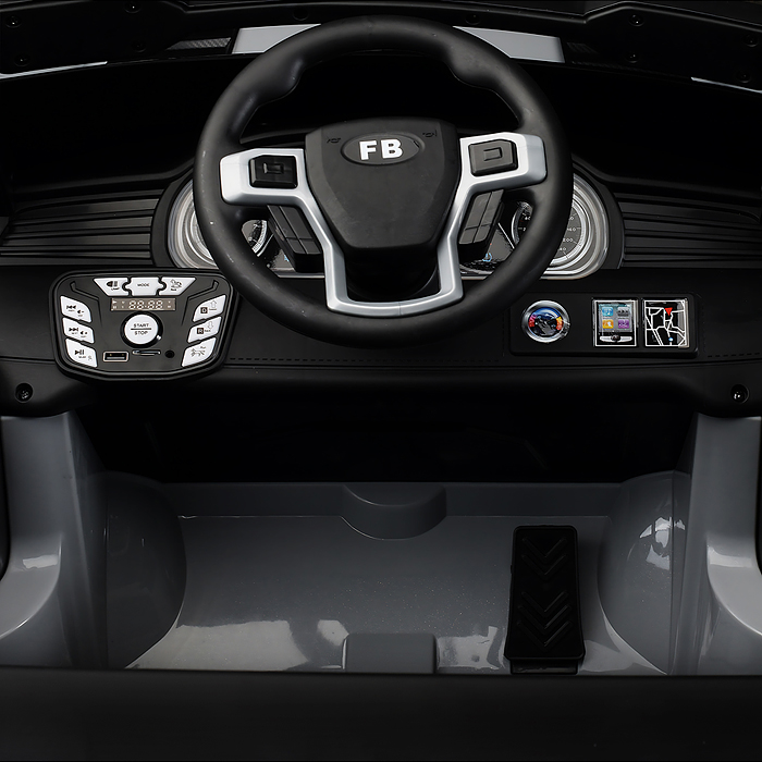 Фото к товару Электромобиль детский FB-916 "Крутой внедорожник" (цвет серый) Электромобиль детский FB-916 "Крутой внедорожник" (цвет серый)