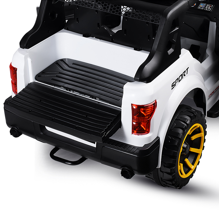 Фото к товару Электромобиль детский FB-916 "Крутой внедорожник" (цвет белый) Электромобиль детский FB-916 "Крутой внедорожник" (цвет белый)