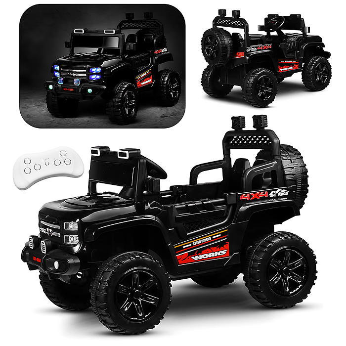 Электромобиль детский MH-828 "Покоритель гор" (цвет черный)