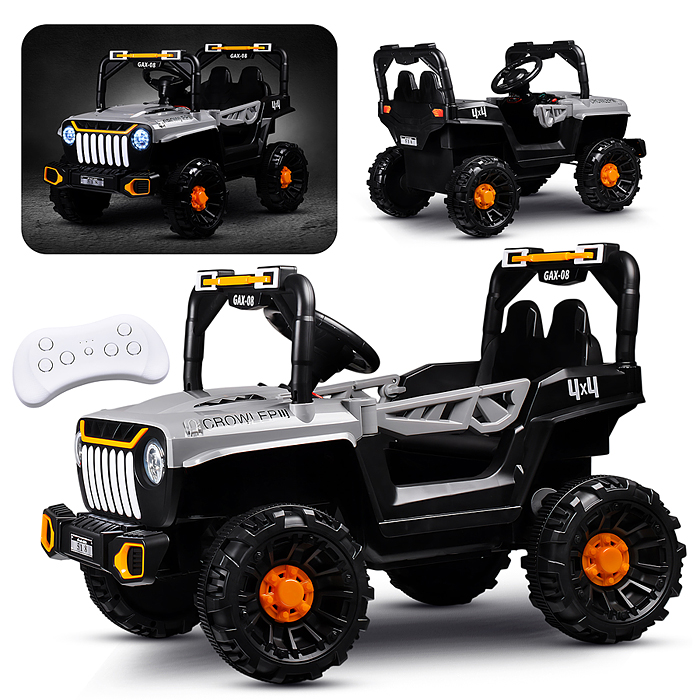 Электромобиль детский 518 "Джип" (цвет серый) Электромобиль детский 518 "Джип" (цвет серый)