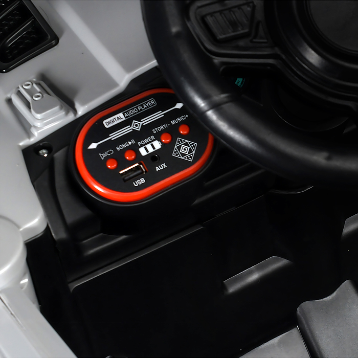 Электромобиль детский 518 "Джип" (цвет серый)