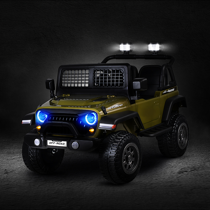 Электромобиль детский NEL-618 "Городской внедорожник" (цвет зеленый)