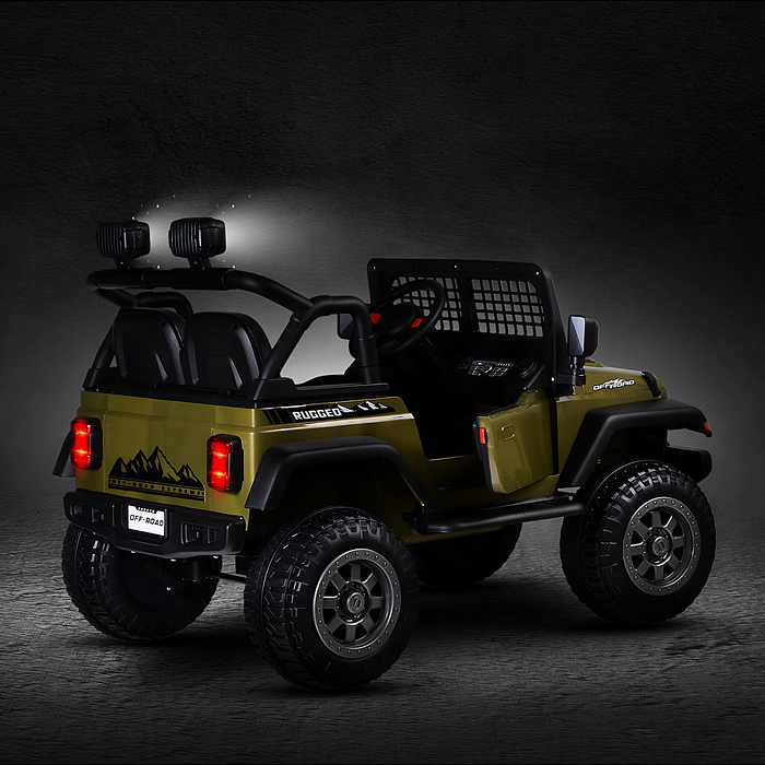 Электромобиль детский NEL-618 "Городской внедорожник" (цвет зеленый)