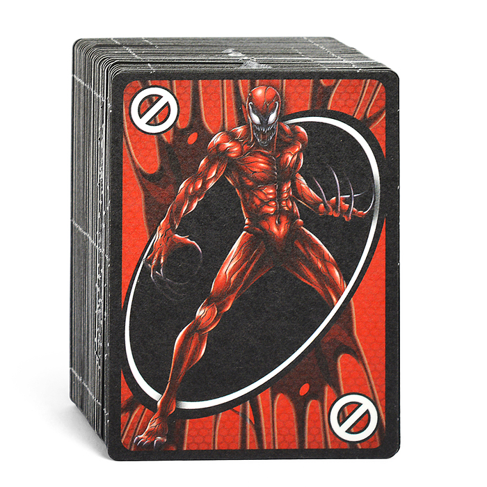 Карточная игра "Супергерои" UNO минута 92х130х22 мм.