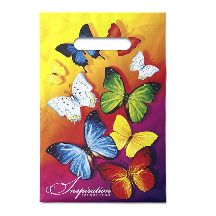 Пакет ПЭ с вырубной неусиленной ручкой 20х30см (30) (Вдохновенье) 