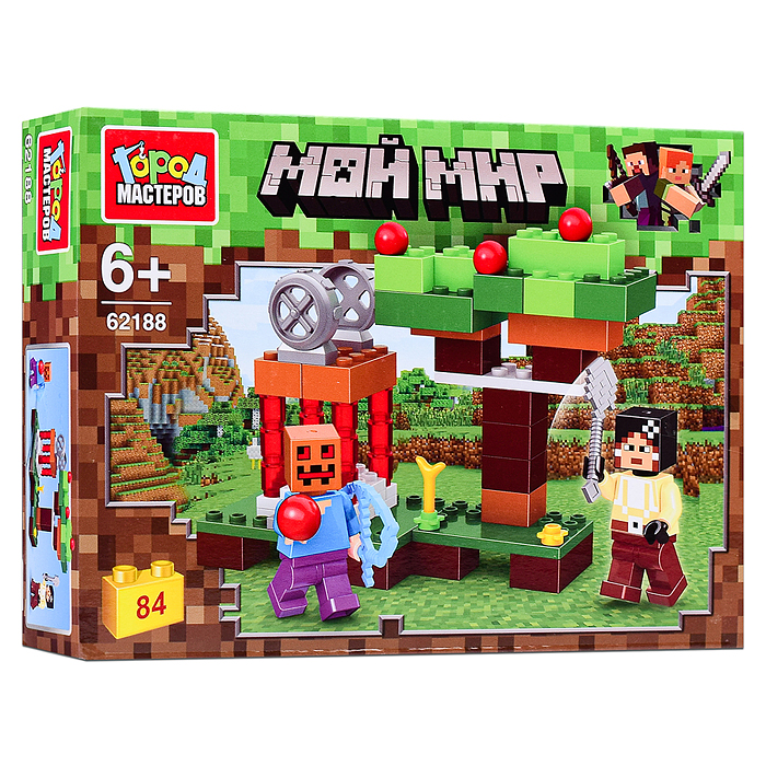 Конструктор "Мой мир" 84 дет. 