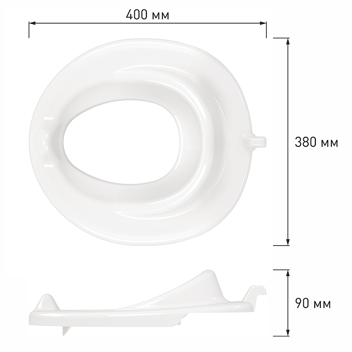 Накладка для унитаза детская (белый) 