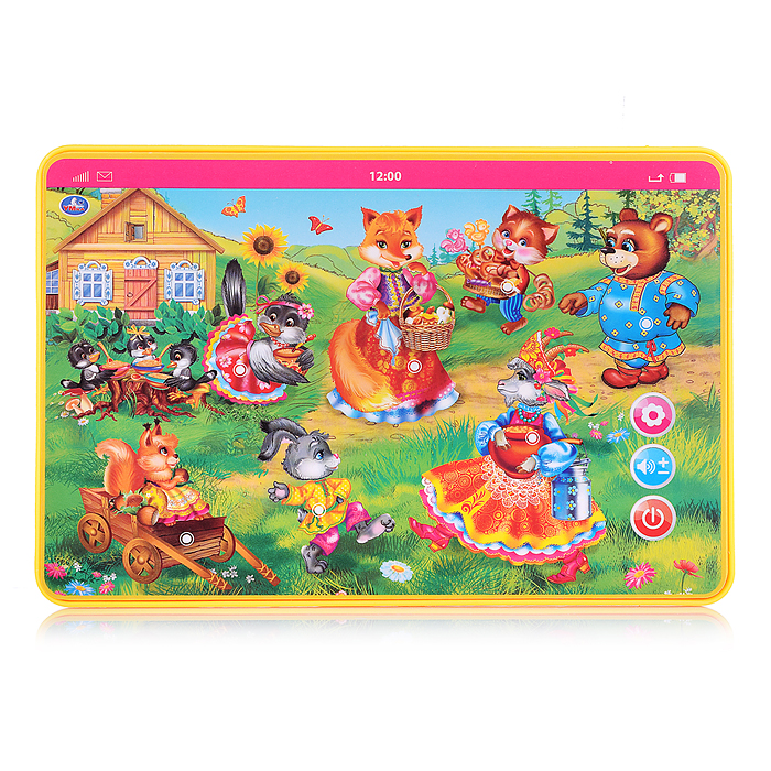 Фото к товару Мини планшет 30 сказок, загадок и потешек на блист. Мини планшет 30 сказок, загадок и потешек на блист.