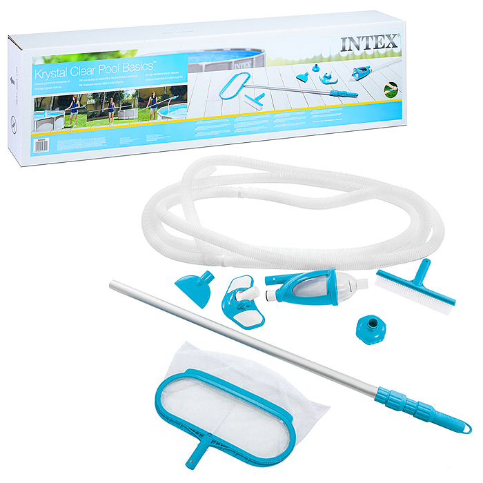 Набор для чистки бассейна Deluxe, 28003 INTEX не товарный вид,нарушена упаковка