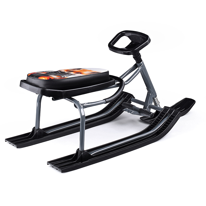 Фото к товару Игрушка Снегокат детский 212 "Play" разборный с высокой рамой и со спинкой (Грей) Игрушка Снегокат детский 212 "Play" разборный с высокой рамой и со спинкой (Грей)