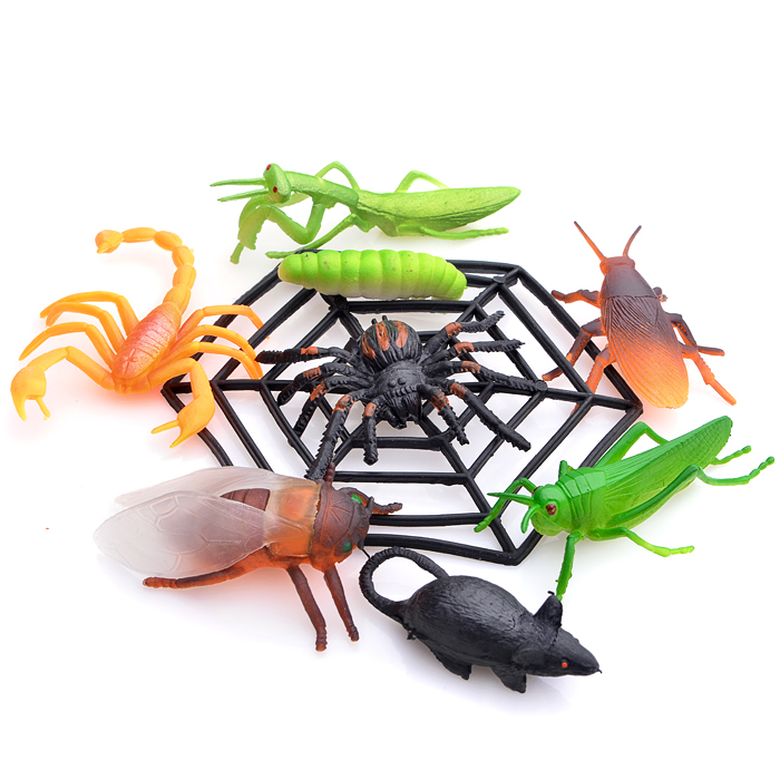 Игрушка пластизоль "Насекомые 3" ассортименте 17 шт, в пакете Игрушка пластизоль "Насекомые 3" ассортименте 17 шт, в пакете