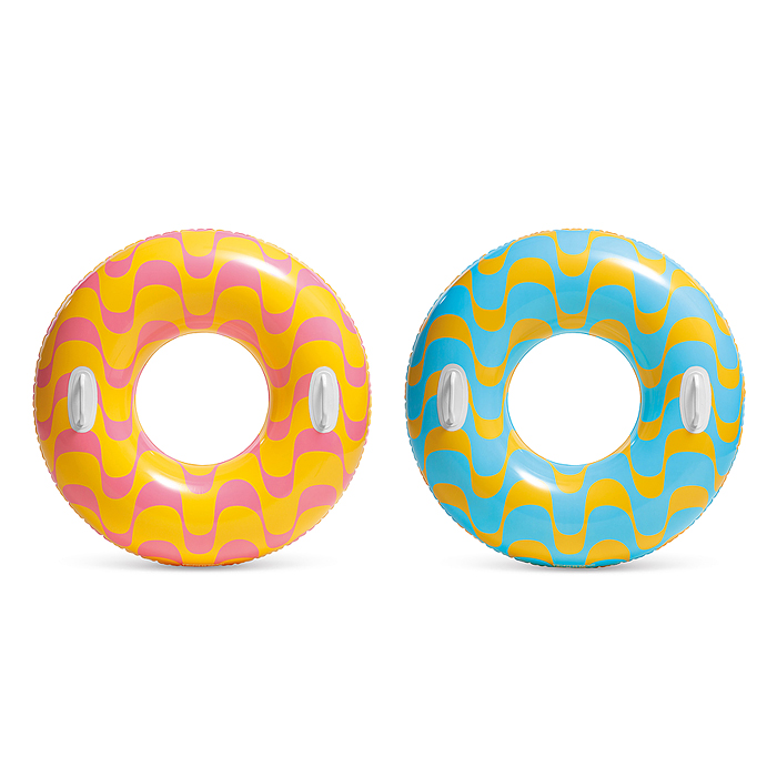 Фото к товару Круг для плавания d=91 см, от 9 лет, цвета МИКС, 59256NP INTEX Круг для плавания d=91 см, от 9 лет, цвета МИКС, 59256NP INTEX