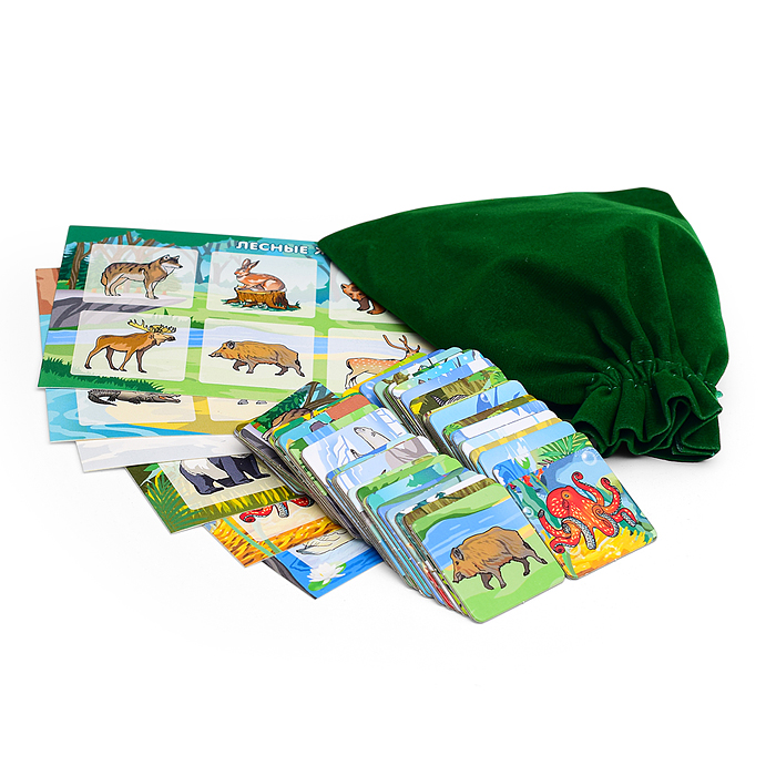 Нескучное лото "Дикие животные"