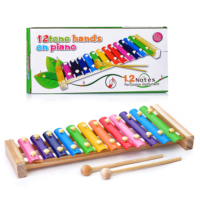 Металлофон D0033 "Классика" 12 тонов Металлофон D0033 "Классика" 12 тонов