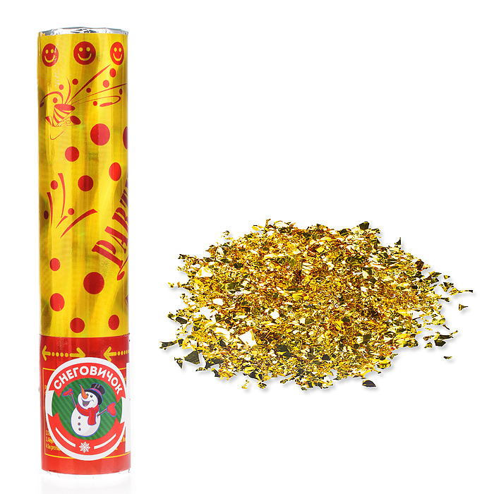 Хлопушка пневматическая S0026 "Серпантин блестящий" 20см. Хлопушка пневматическая S0026 "Серпантин блестящий" 20см.