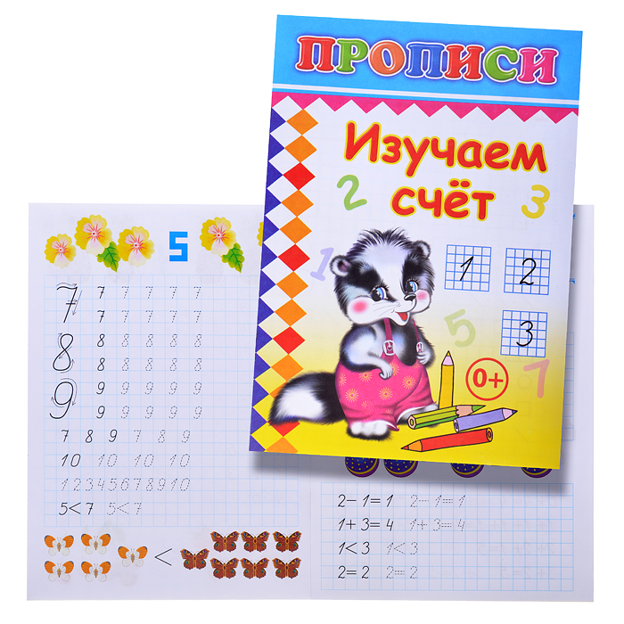 Книга прописи. Изучаем счет
