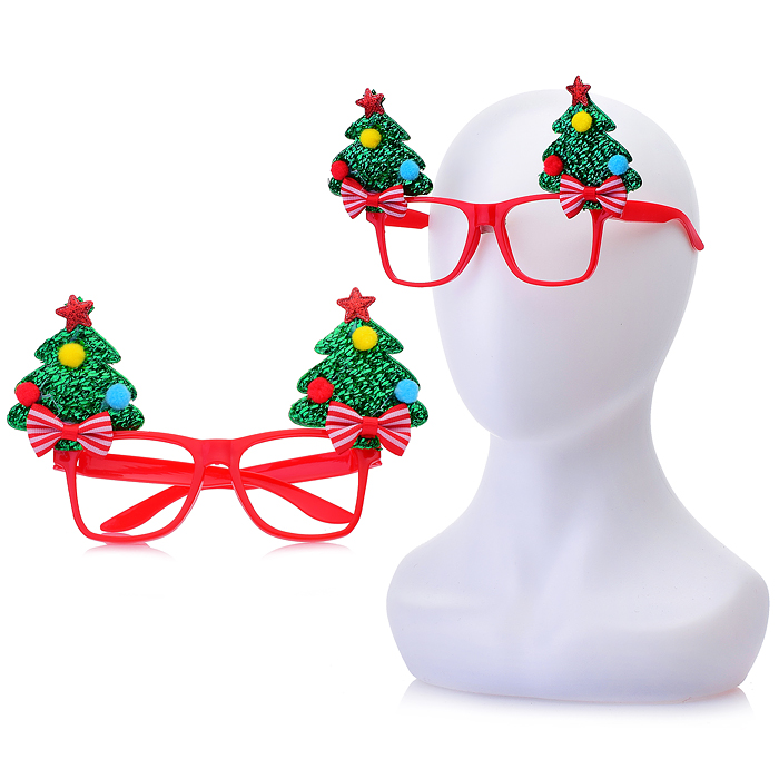 Очки карнавальные S1480 "Елочки"