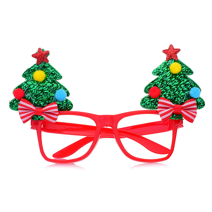 Очки карнавальные S1480 "Елочки"