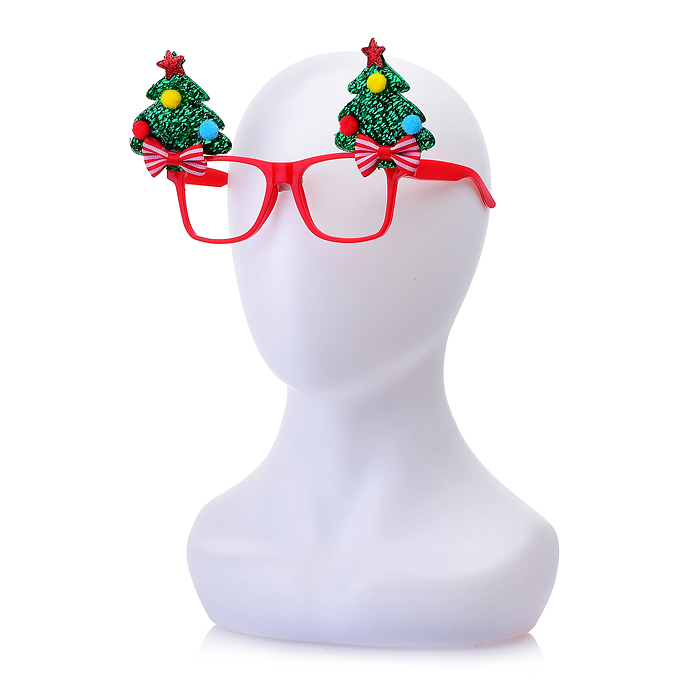 Очки карнавальные S1480 "Елочки"
