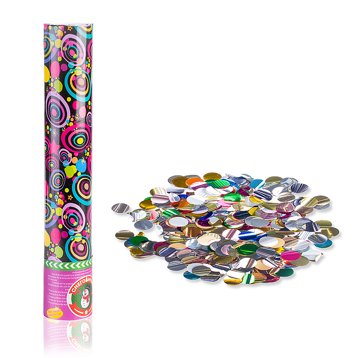 Хлопушка пневматическая S0010 "Радуга цвета" 30см. Хлопушка пневматическая S0010 "Радуга цвета" 30см.